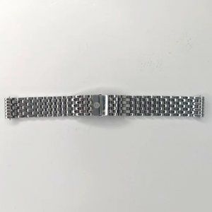 Michele Watches 16mm Deco Seven-Link Stainless Steel Bracelet Band 6"